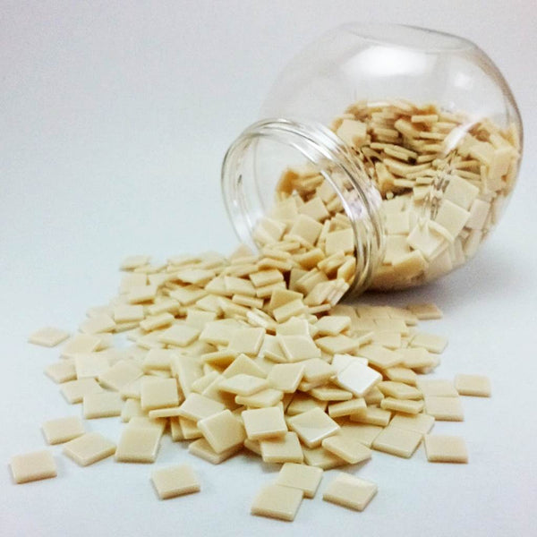 Resin mosaic tiles, 10x10 mm, Opaque 133 Fossil