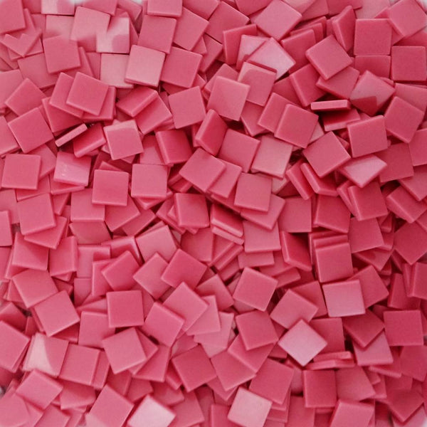 Resin mosaic tiles, 10x10 mm, Opaque 217 Orchid Smoke