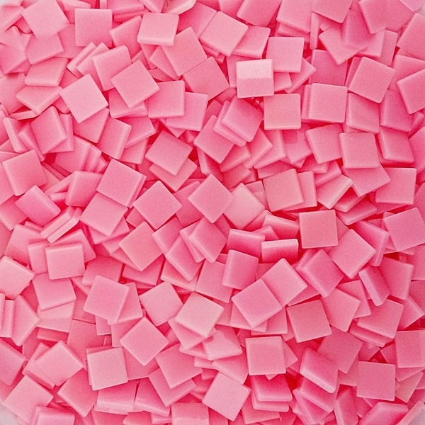 Resin mosaic tiles, 10x10 mm, Opaque 255 Almond Blossom