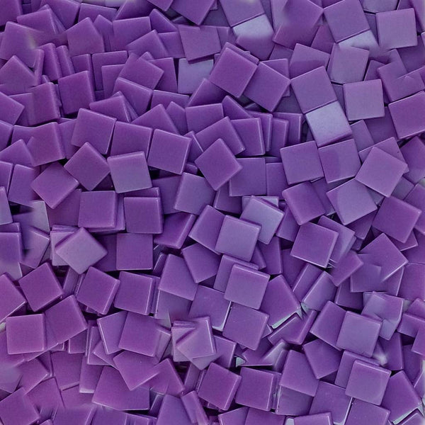 Resin mosaic tiles, 10x10 mm, Opaque 662 Hyacinth