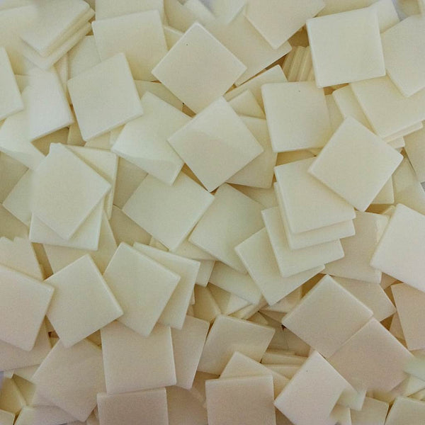 Resin mosaic tiles, 20x20 mm, Opaque 137 Papyrus