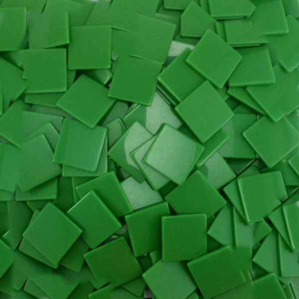Resin mosaic tiles, 20x20 mm, Opaque 446 Peppermint