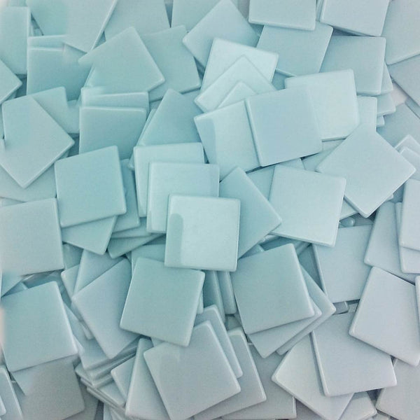 Resin mosaic tiles, 20x20 mm, Opaque 511 Blue Bell