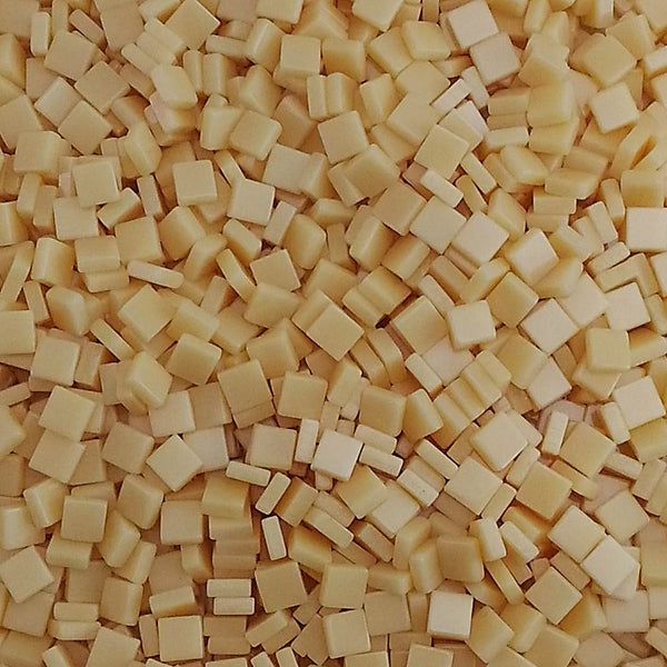 Resin mosaic tiles, 5x5 mm, Opaque 118 Cornhusk