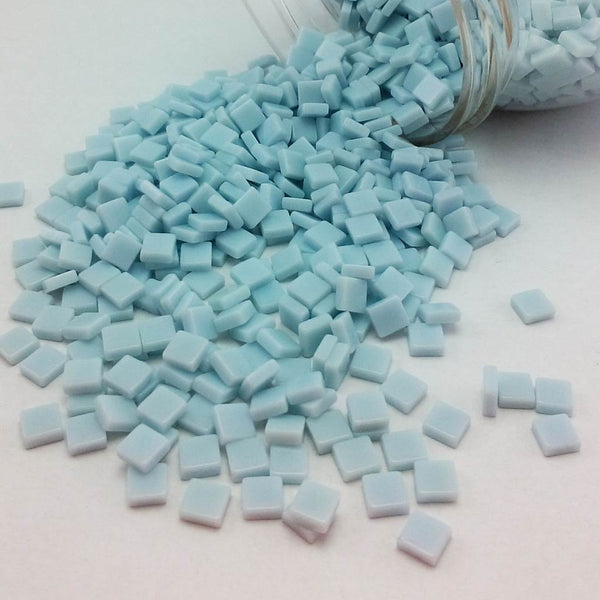 Resin mosaic tiles, 5x5 mm, Opaque 511 Blue bell