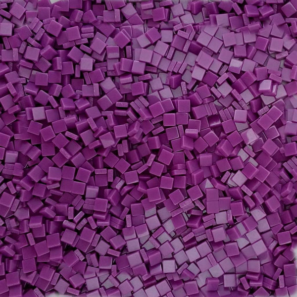 Resin mosaic tiles, 5x5 mm, Opaque 656 Dusty Lavender