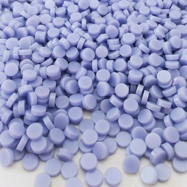 Resin mosaic tiles, Round 5 mm, Opaque Jarcaranda