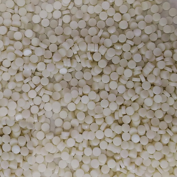 Resin mosaic tiles, Round 5 mm, Opaque White