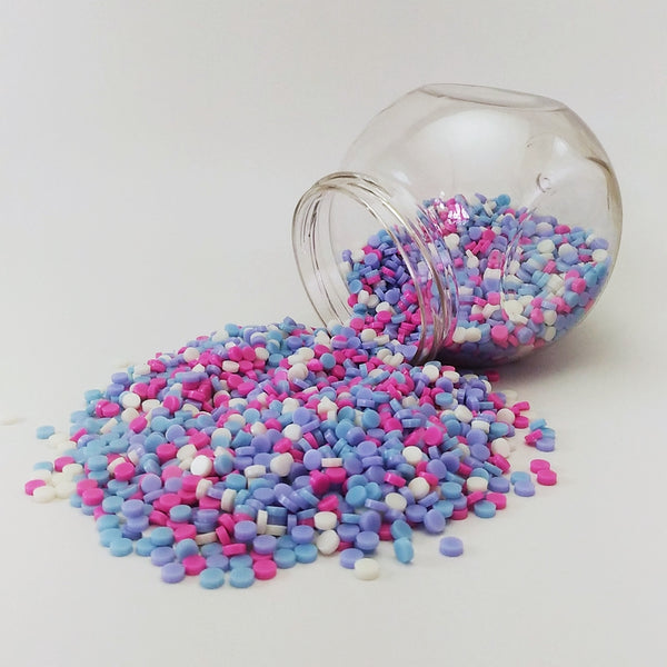 Resin mosaic tiles, Round 5 mm, Opaque colour mixes