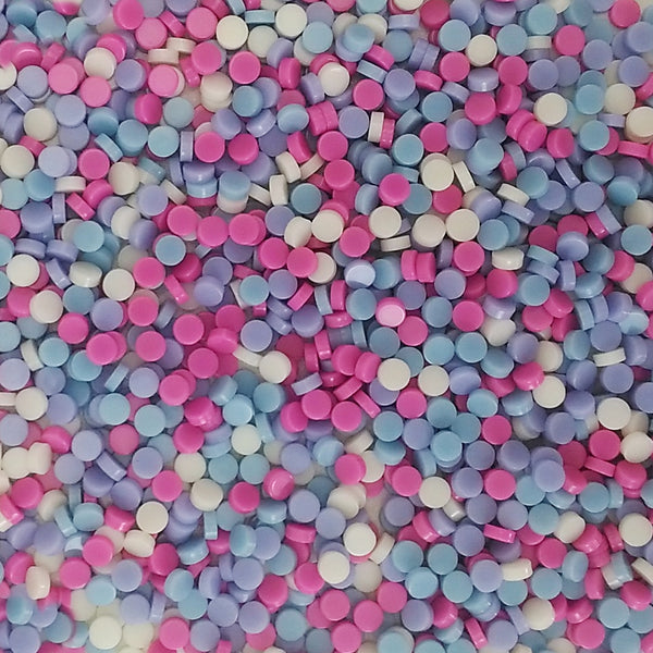 Resin mosaic tiles, Round 5 mm, Opaque colour mixes