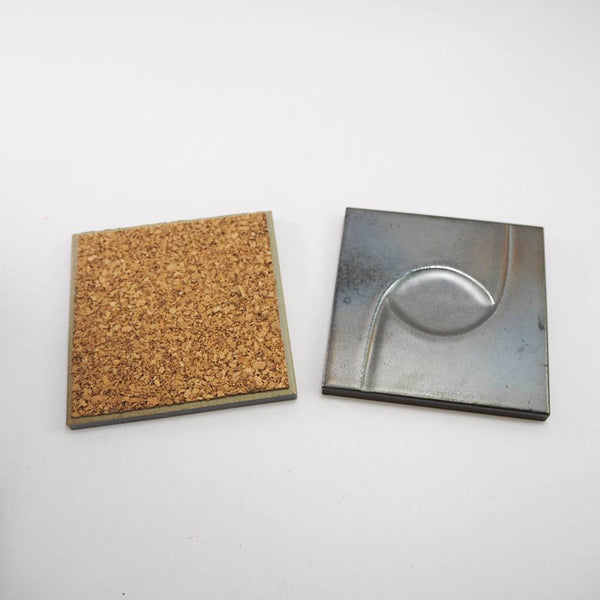 Mosaic porcelain coaster -Wren