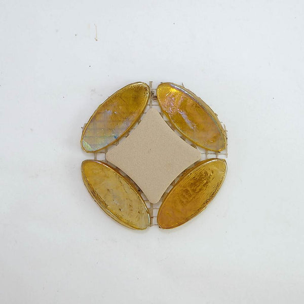 Decorative Porcelain glazed + Iridescent glass mosaic tiles