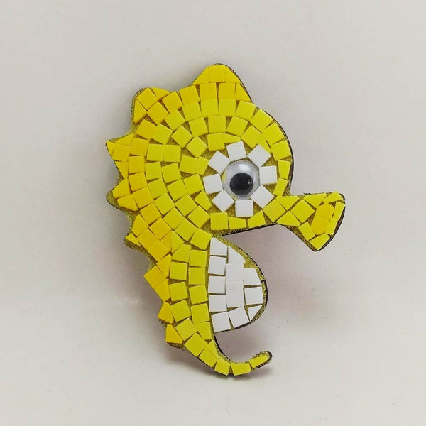 Mosaic magnet kit, Seahorse