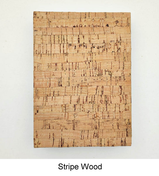 Handmade Coptic stitch binding - A6 book journal / Natural Cork textured