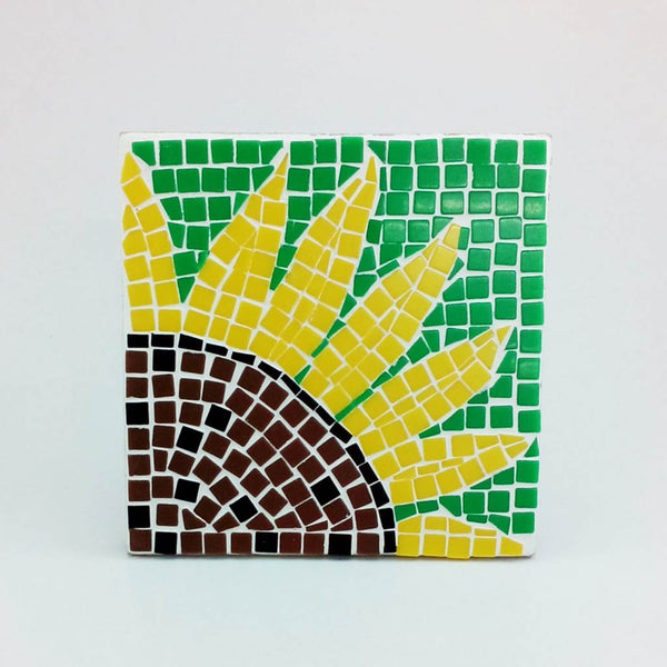 Mosaic Coaster Kit, Sunflower