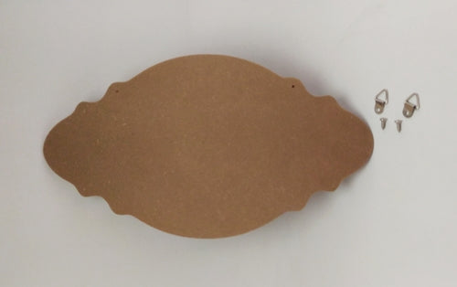 MDF Plaque Sign  26 x 14 cm