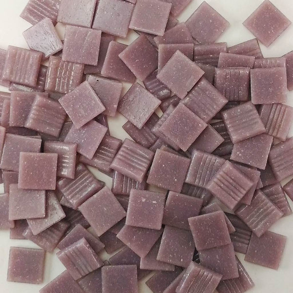 Vitreous glass mosaic tiles, 20x20 mm, Opaque Lavender