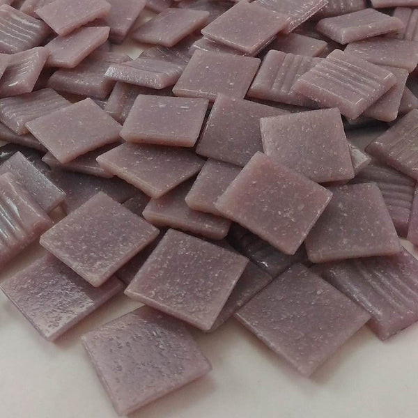 Vitreous glass mosaic tiles, 20x20 mm, Opaque Lavender
