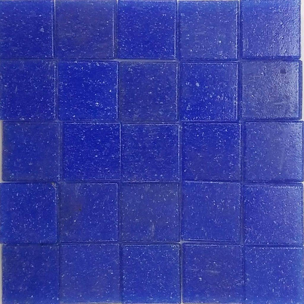 Vitreous glass mosaic tiles, 20x20 mm, Opaque Navy blue