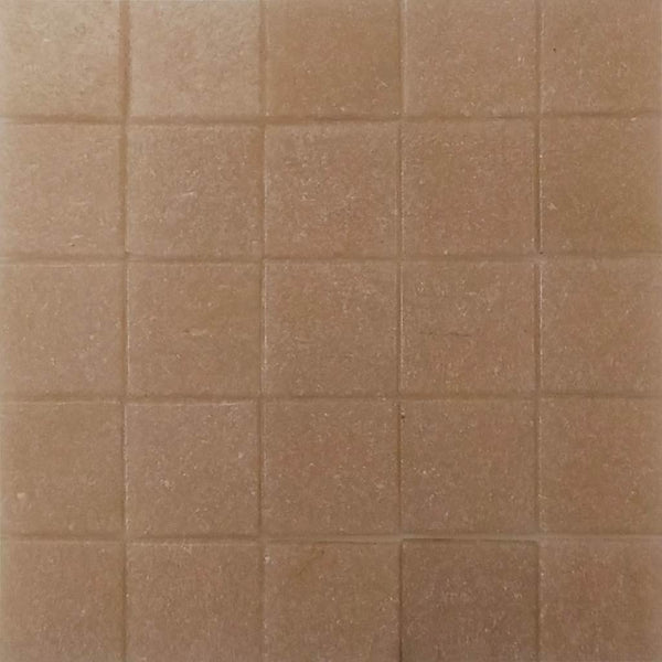 Vitreous glass mosaic tiles, 25x25 mm, Opaque Peach
