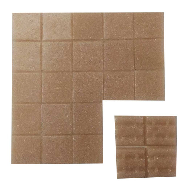 Vitreous glass mosaic tiles, 25x25 mm, Opaque Peach