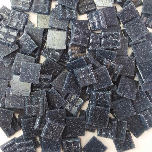 Vitreous glass mosaic tiles, 20x20 mm, Opaque Smoke pearl