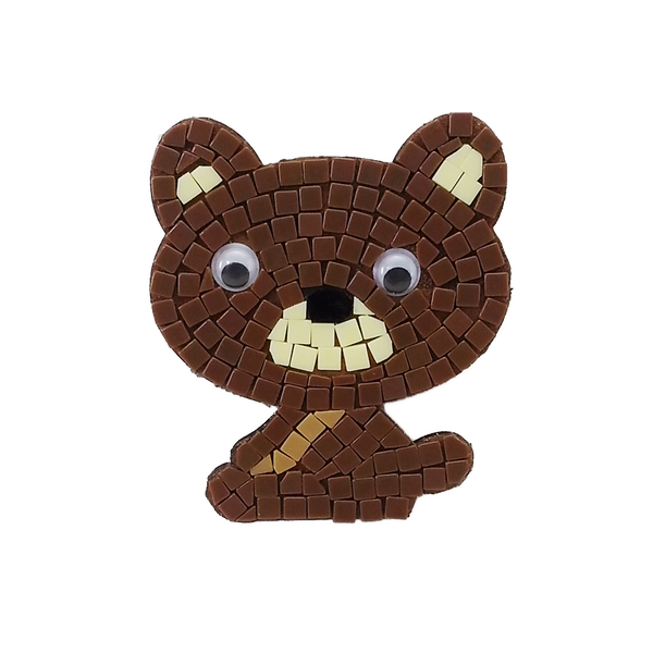 Mosaic magnet kit, Bear