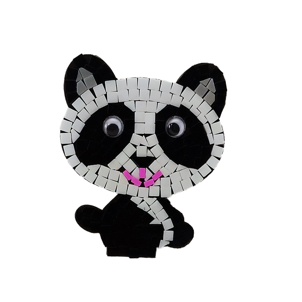 Mosaic magnet kit, Panda