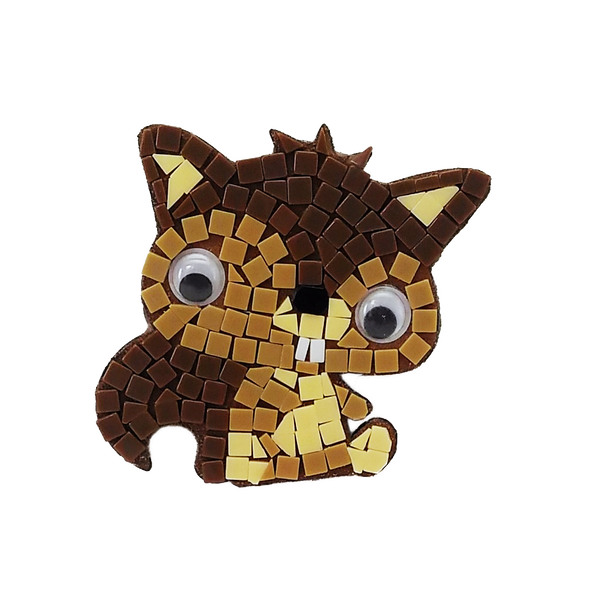Mosaic magnet kit, Squirrel Brown