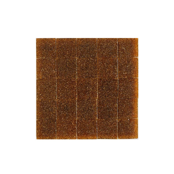 Vitreous glass mosaic tiles, 20x20 mm, Opaque Coffee