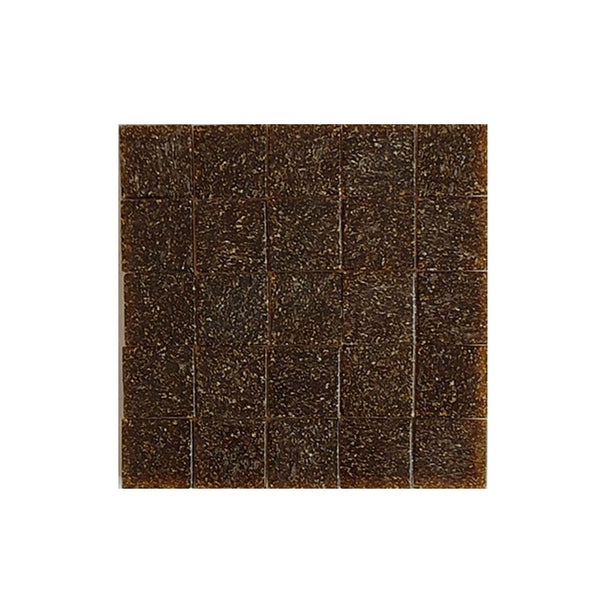 Vitreous glass mosaic tiles, 20x20 mm, Opaque Dark Brown