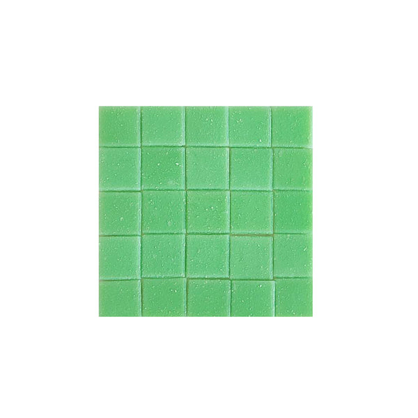 Vitreous glass mosaic tiles, 20x20 mm, Opaque Pastel Green