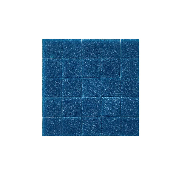 Vitreous glass mosaic tiles, 20x20 mm, Opaque Brillant Blue