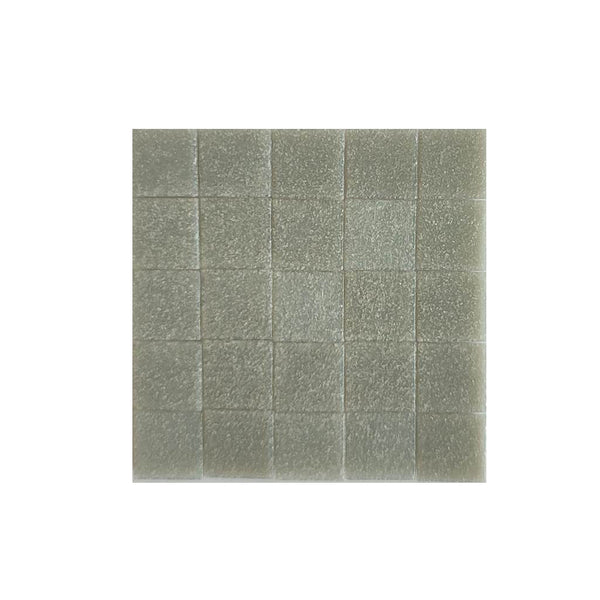 Vitreous glass mosaic tiles, 20x20 mm, Opaque Ash