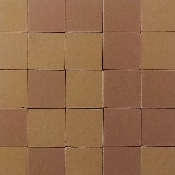 Ceramic mosaic tiles, 17x17 mm, Matt Peanut