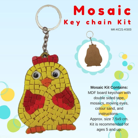 Mosaic key chain kit, Chick