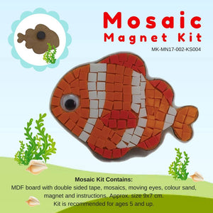 Mosaic magnet kit, Clown fish