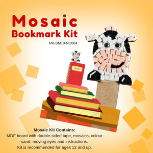 Mosaic bookmark kit, Cow