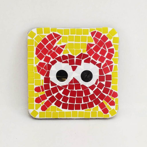 Mosaic Coaster or Magnet Kit, Crab