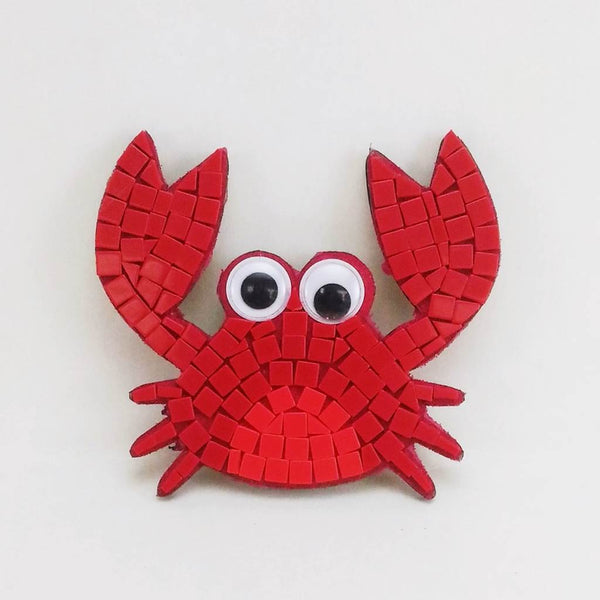 Mosaic magnet kit, Crab
