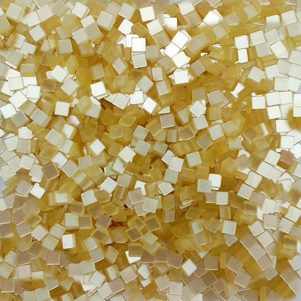 Resin mosaic tiles, 5x5 mm, Glossy 137 Papyrus