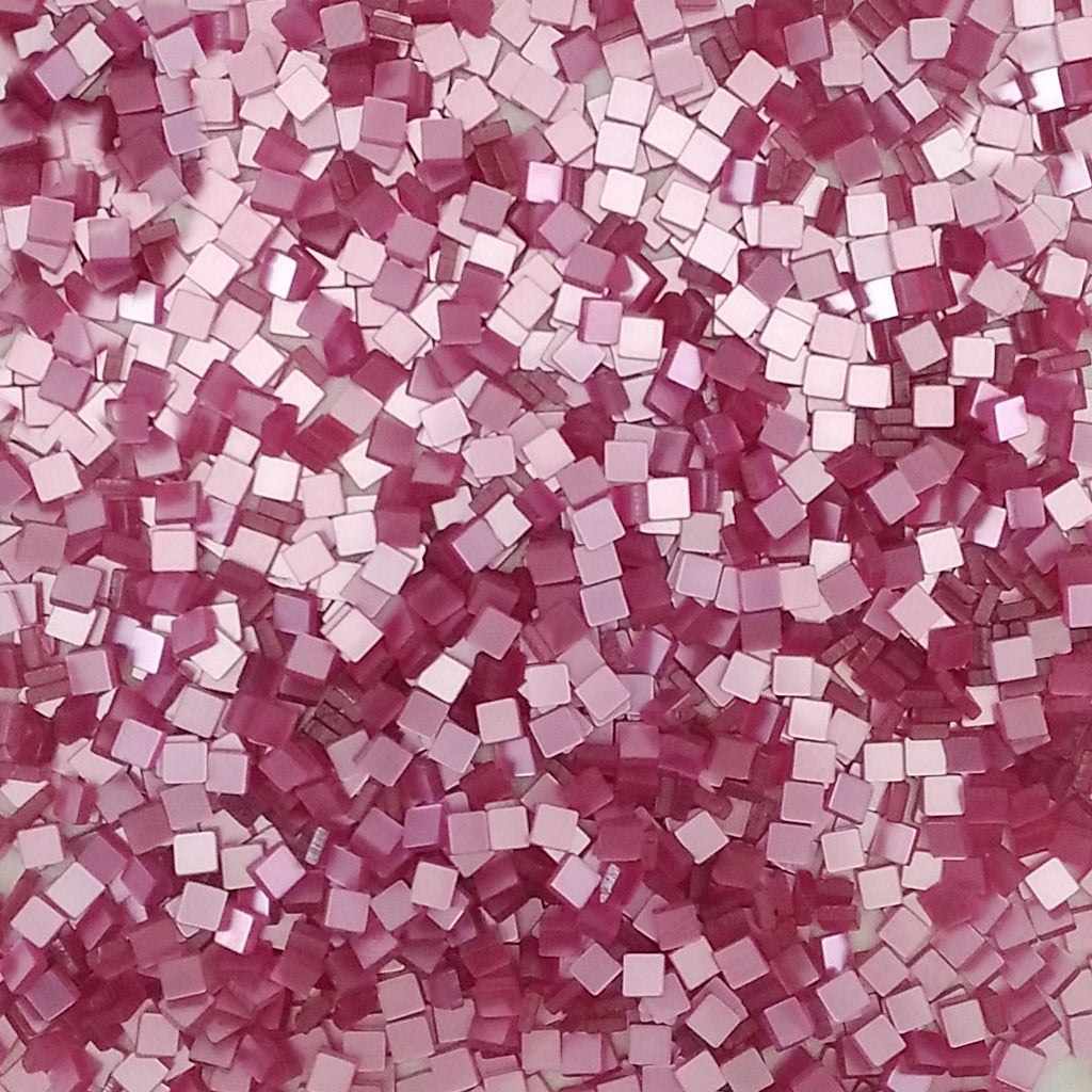 Resin mosaic tiles, 5x5 mm, Glossy 656 Dusty Lavender