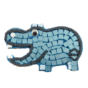 Mosaic magnet kit, Hippo