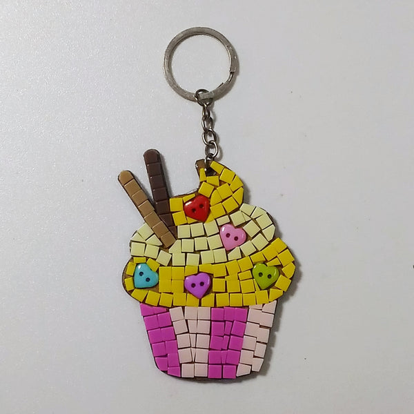 Mosaic key chain kit, Ice cream stick