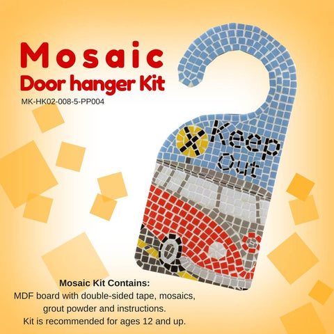 Mosaic door hanger kit, Keep Out