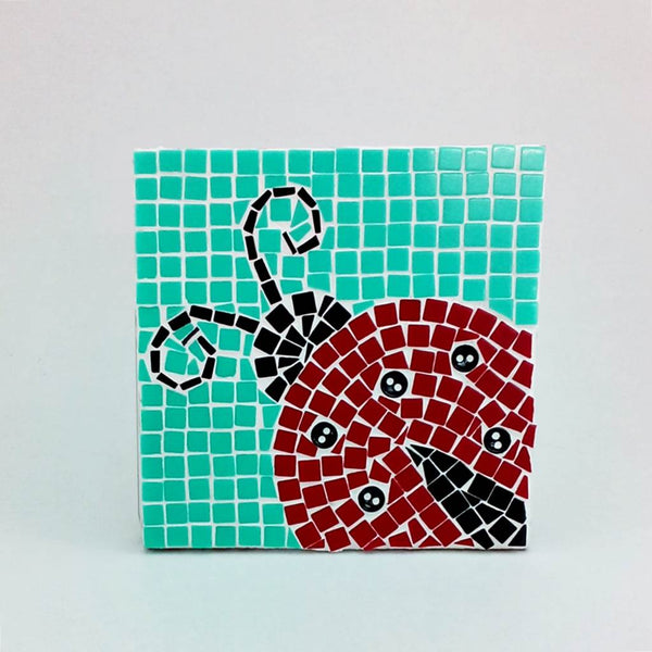 Mosaic Coaster Kit, Ladybird