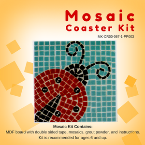 Mosaic Coaster Kit, Ladybird