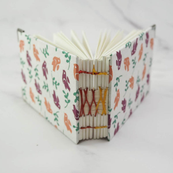 Handmade French stitch binding - Mini book journal