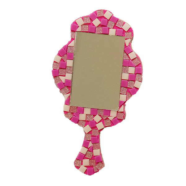 Mosaic Hand Mirror with magnet Kit