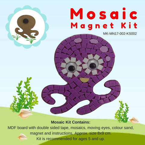 Mosaic magnet kit, Octopus
